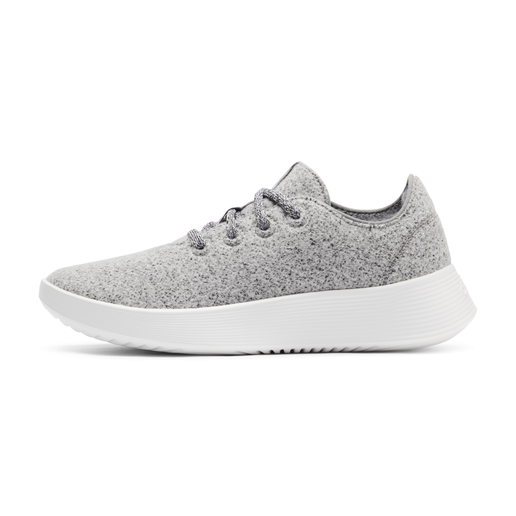 Women's Wool Runner Go - Medium Grey (Blizzard Sole)