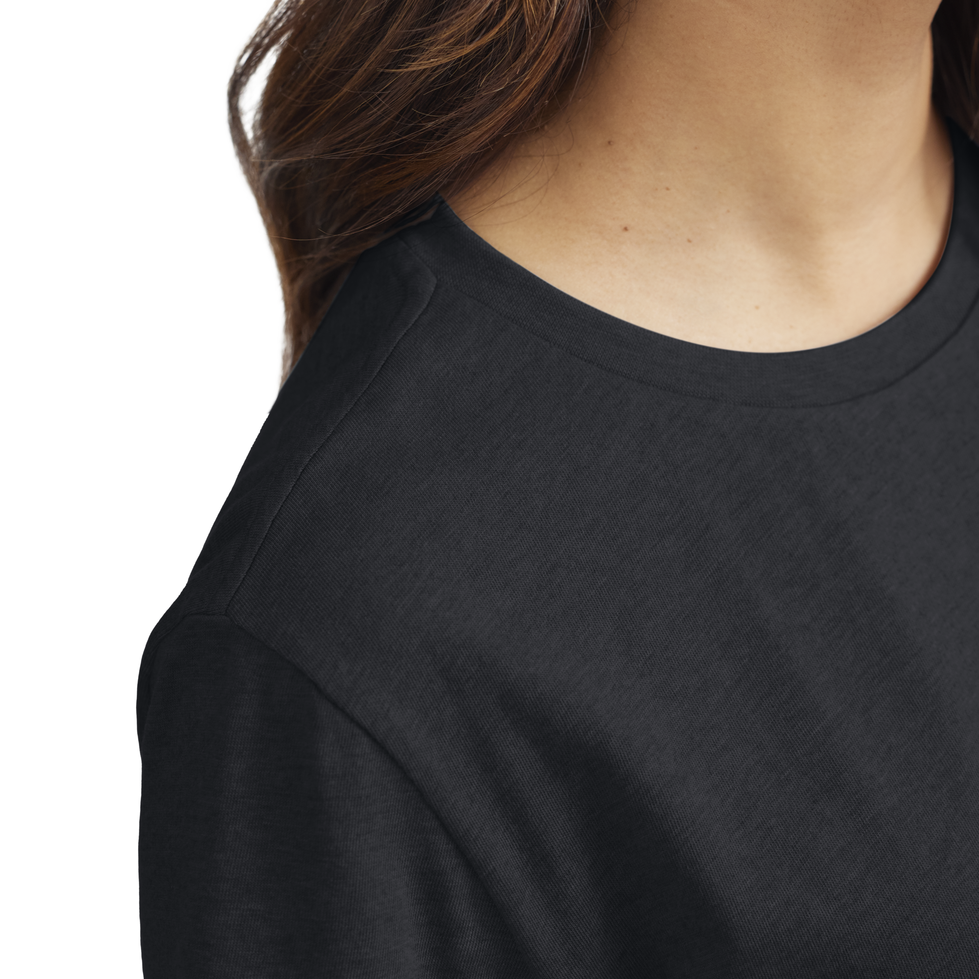 Women's Soft Merino Tee - True Black