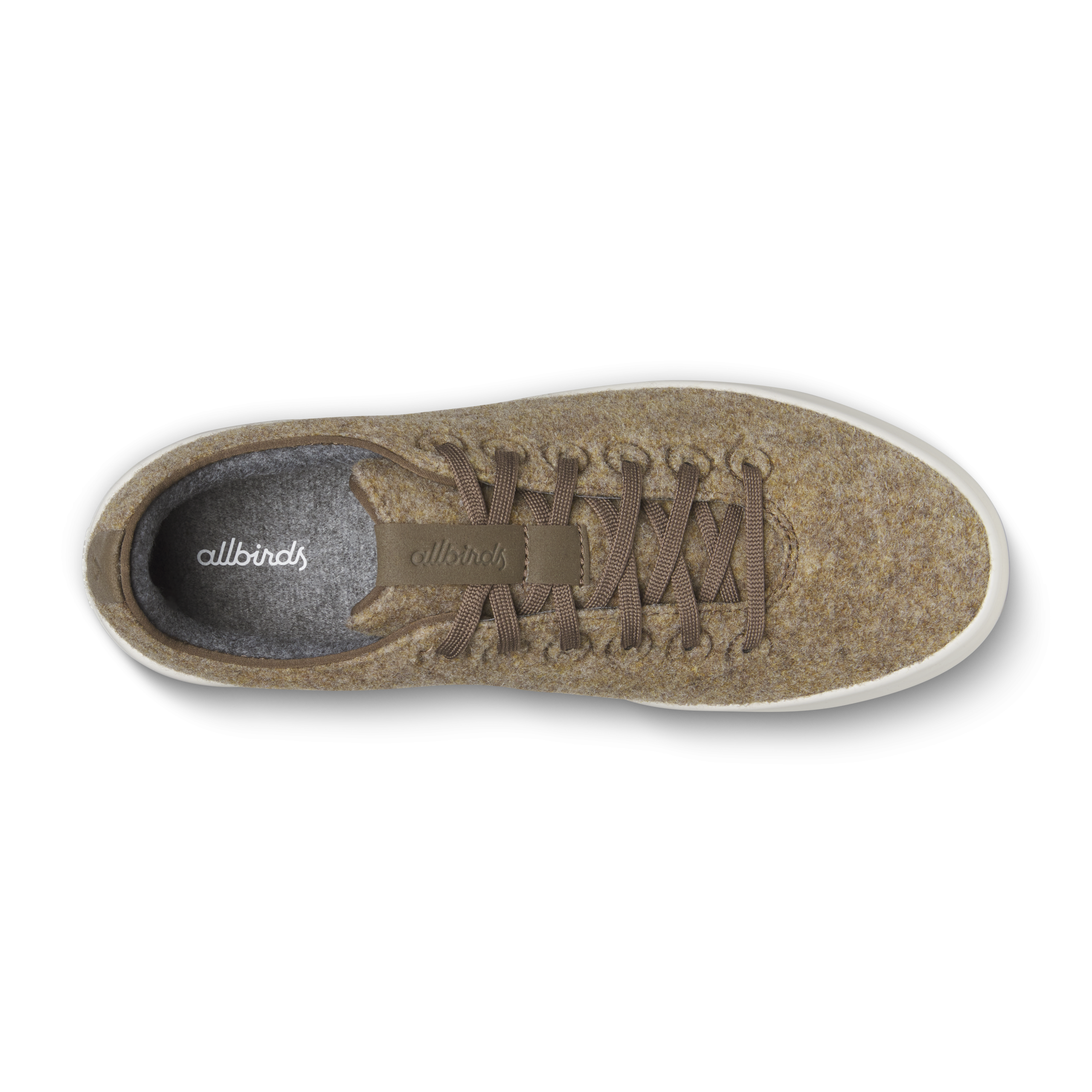 Men's Wool Cruiser - Dark Camel (Natural White Sole)