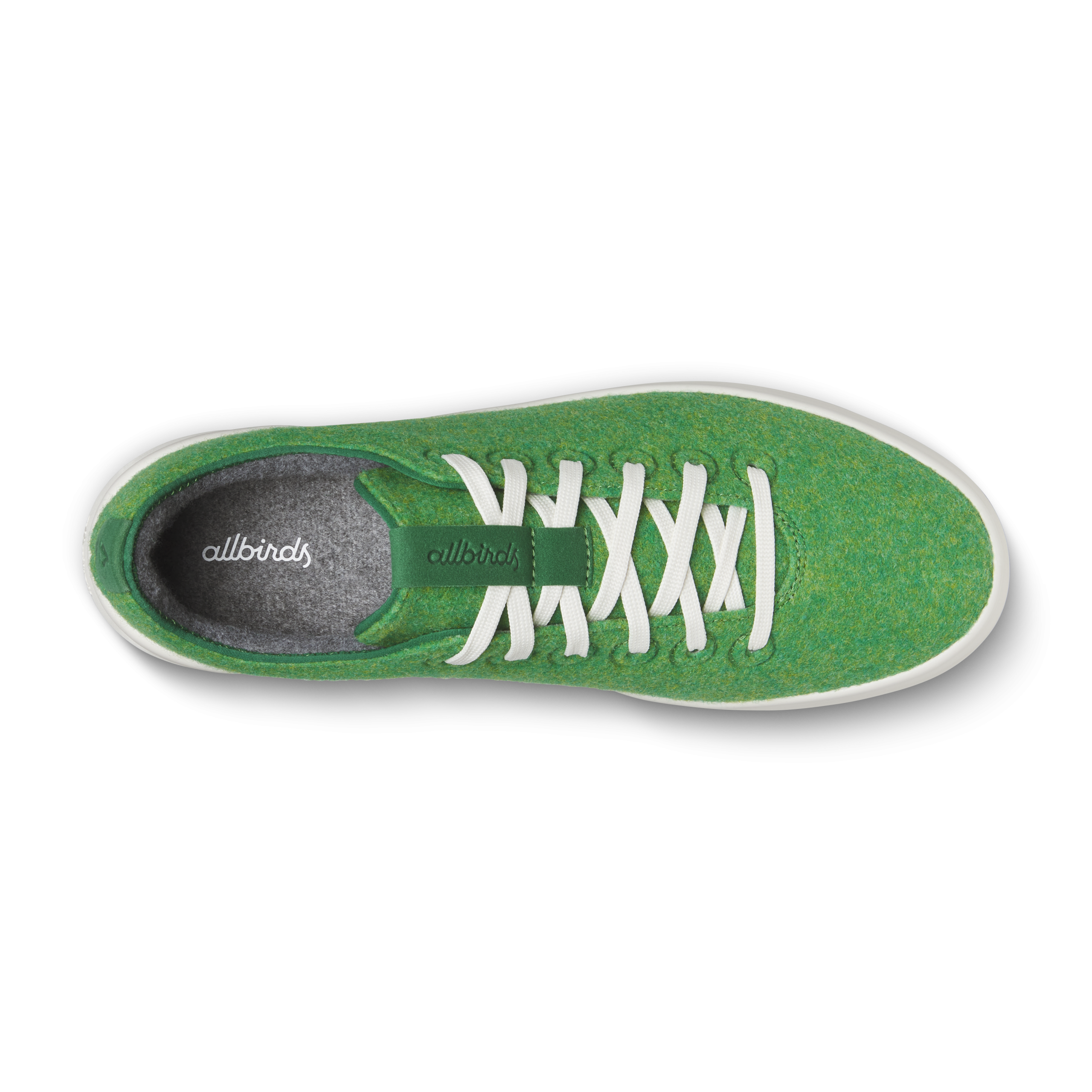 Women's Wool Cruiser - Kelly Green (Natural White Sole)