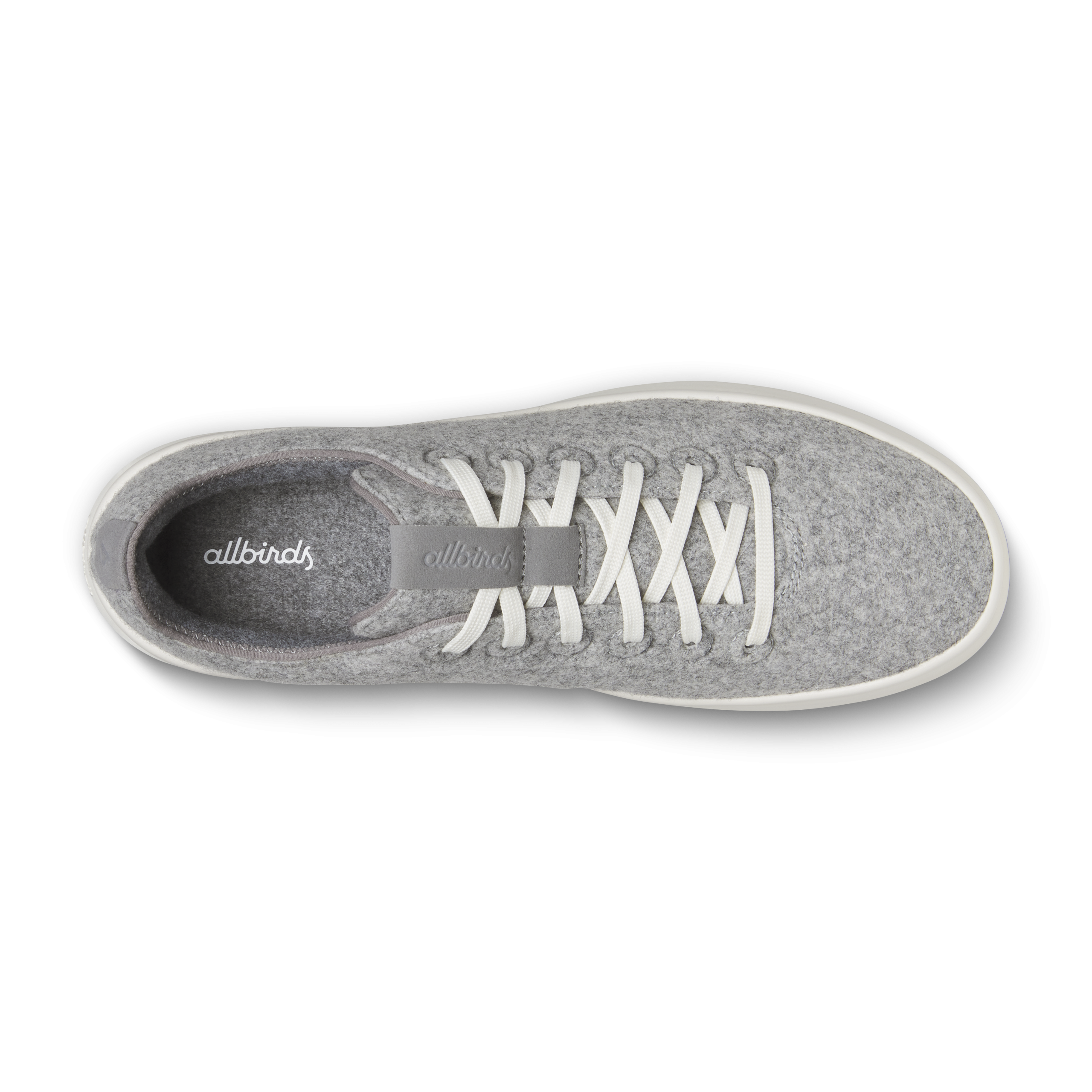 Women's Wool Cruiser - Light Grey (Natural White Sole)