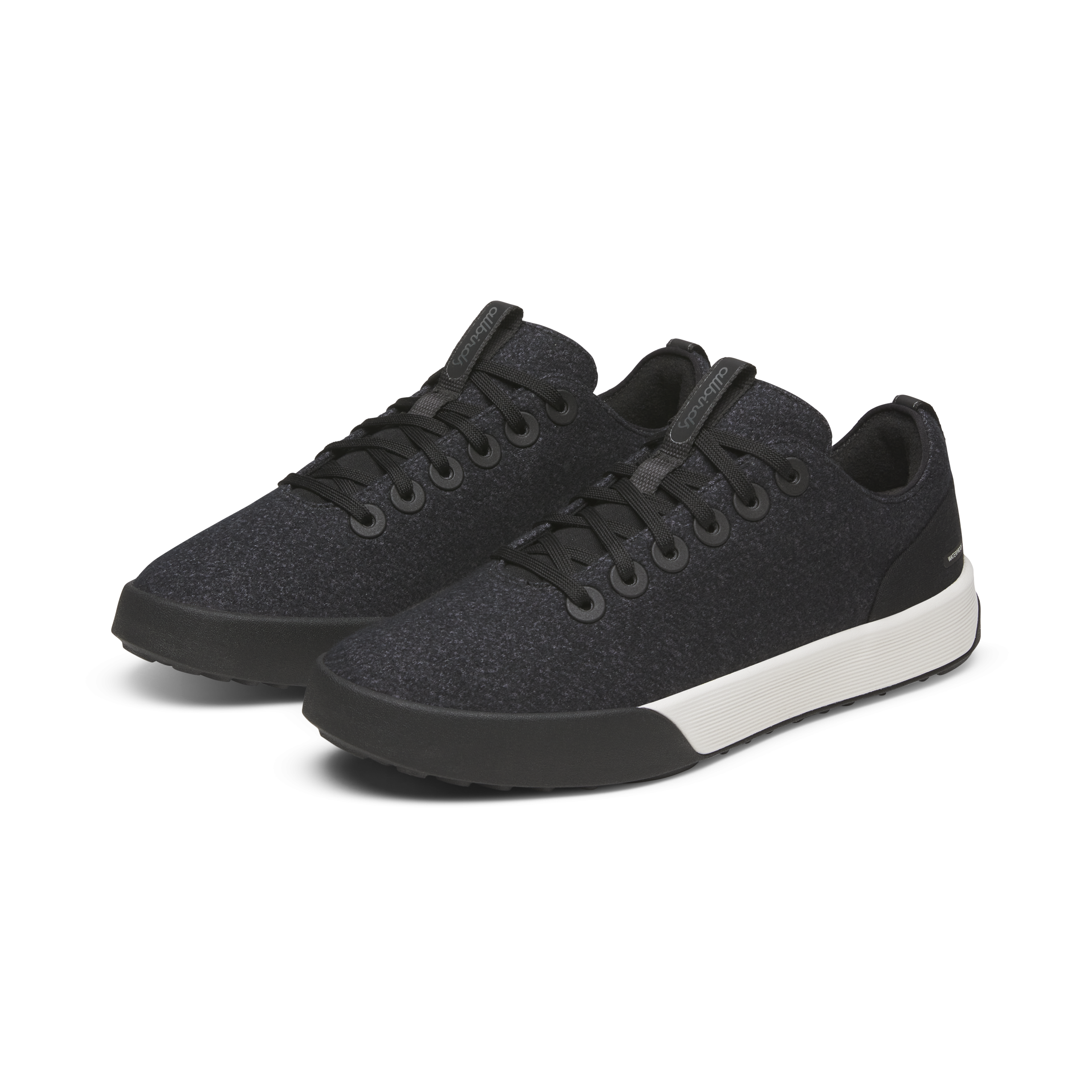 Men's Wool Cruiser Waterproof - Natural Black (Natural White Sole)