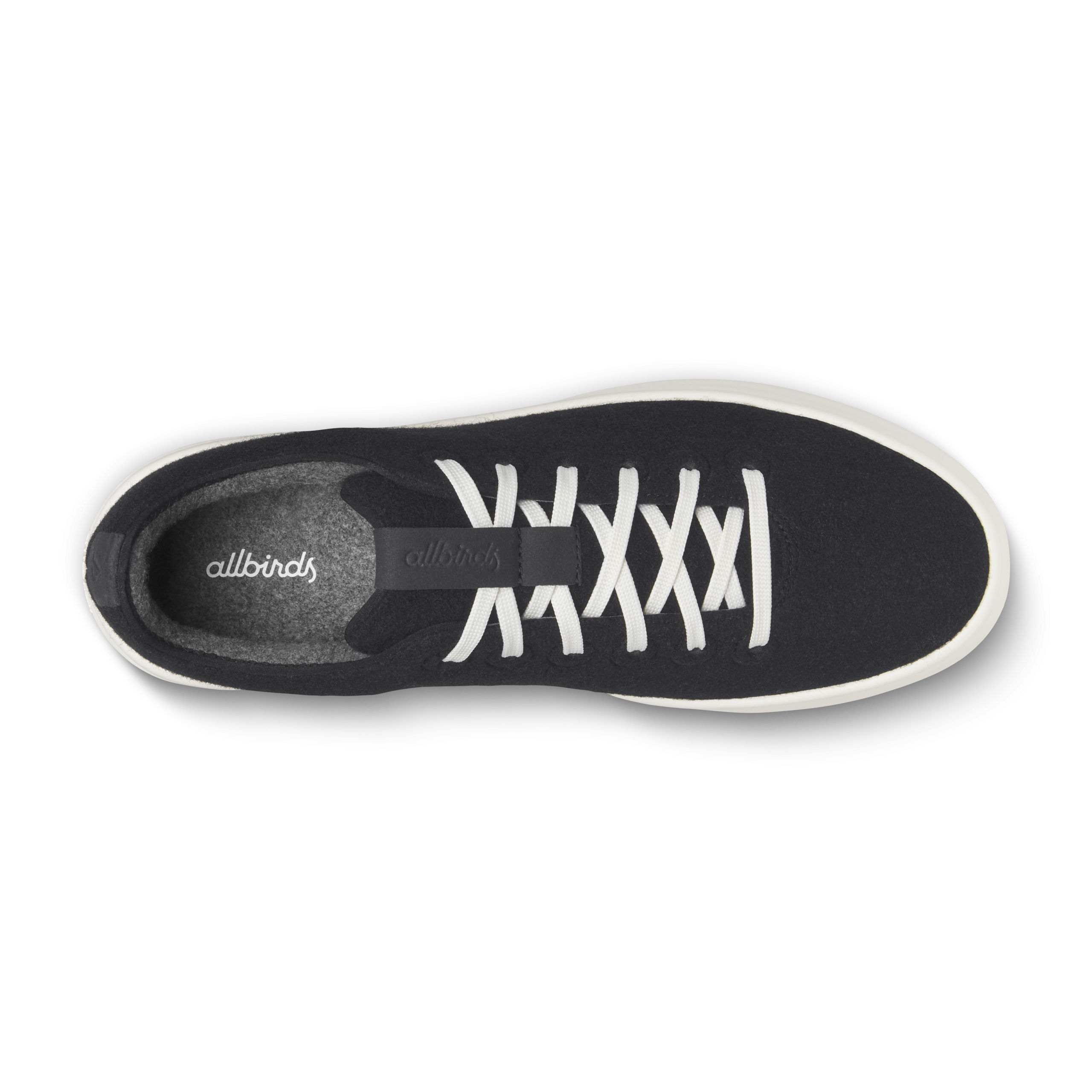 Women's Wool Cruiser - Natural Black (Natural White Sole)