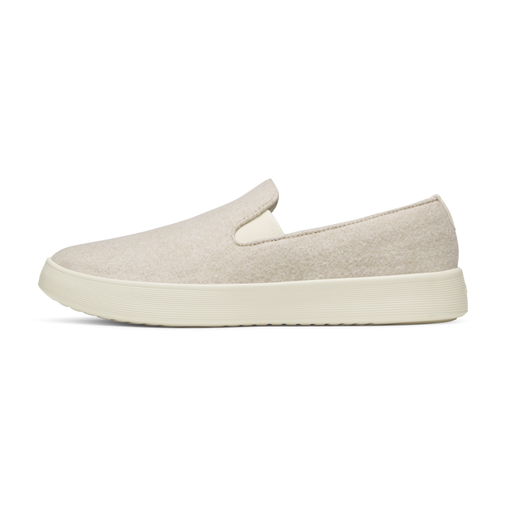 Women's Wool Cruiser Slip On - Rugged Beige (Stony Cream Sole)