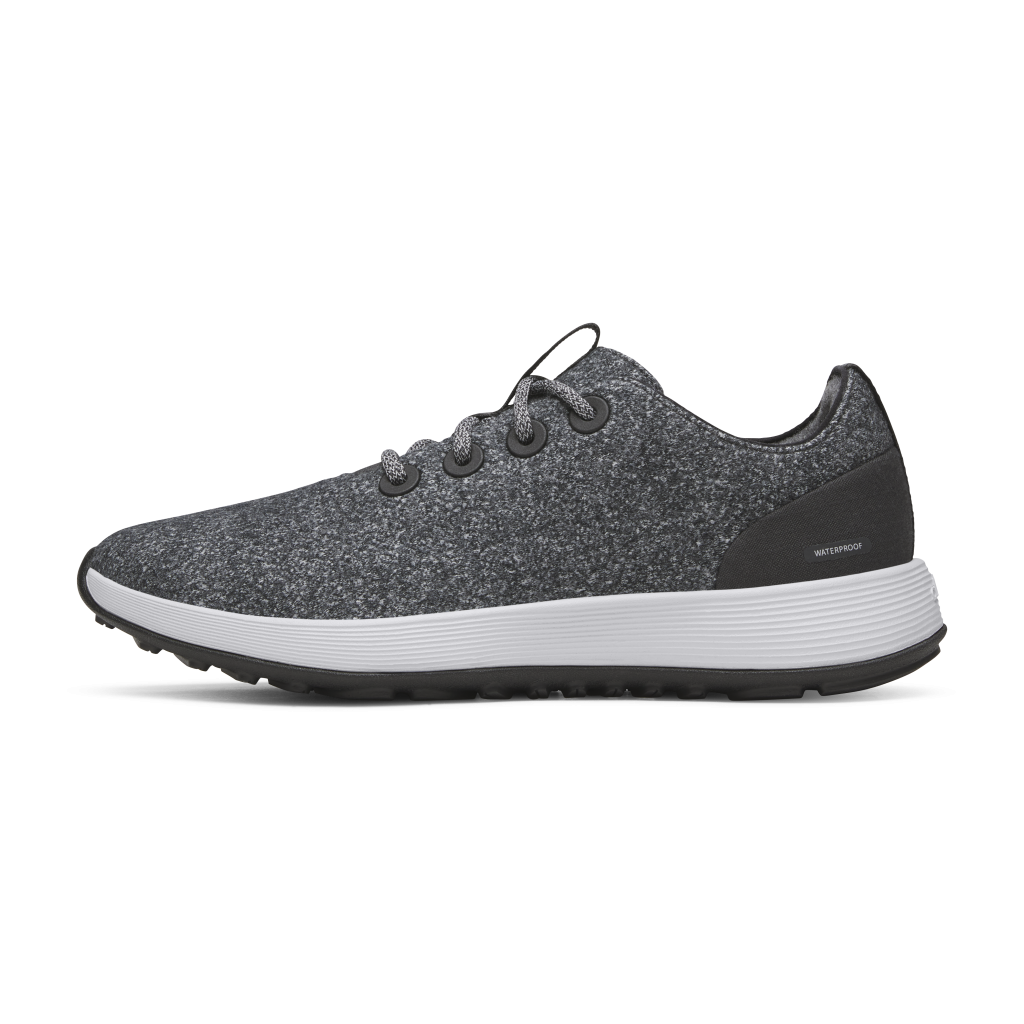 Women's Wool Runner NZ Waterproof - Dark Grey (Light Grey Sole)