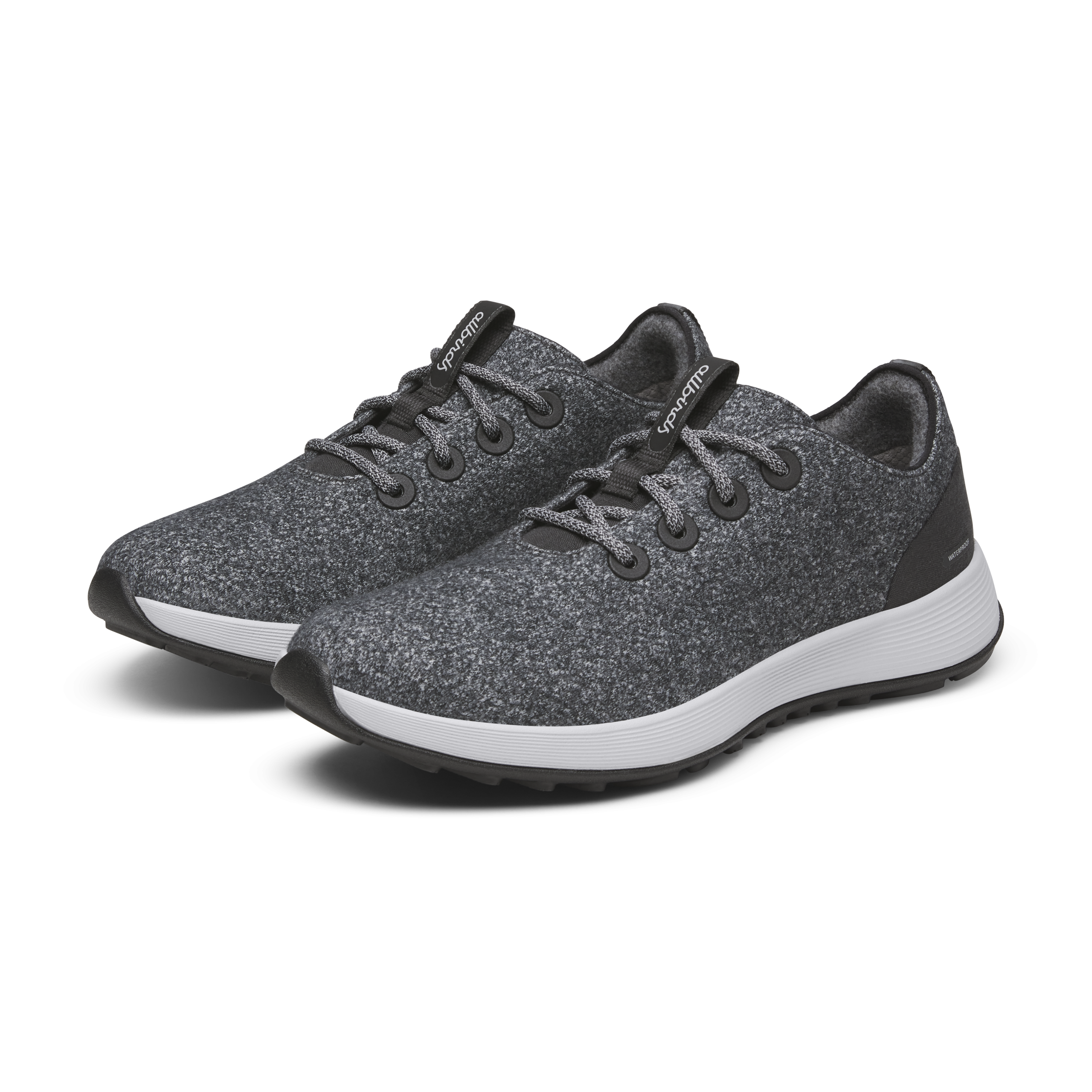Women's Wool Runner NZ Waterproof - Dark Grey (Light Grey Sole)