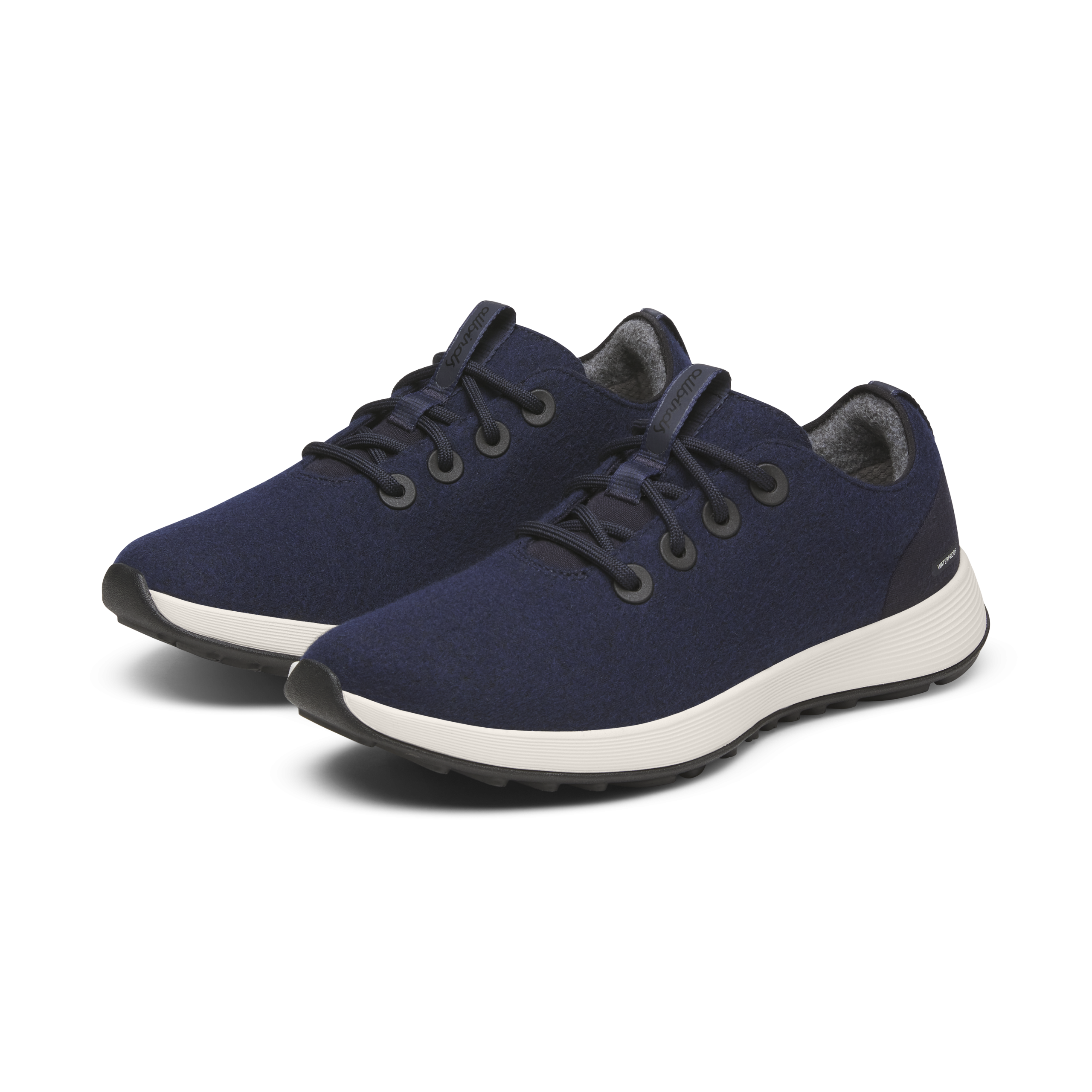 Women's Wool Runner NZ Waterproof - Dark Navy (Natural White Sole)