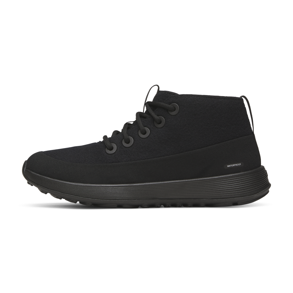 Men's Wool Runner NZ Mid Waterproof - Natural Black (Natural Black Sole)