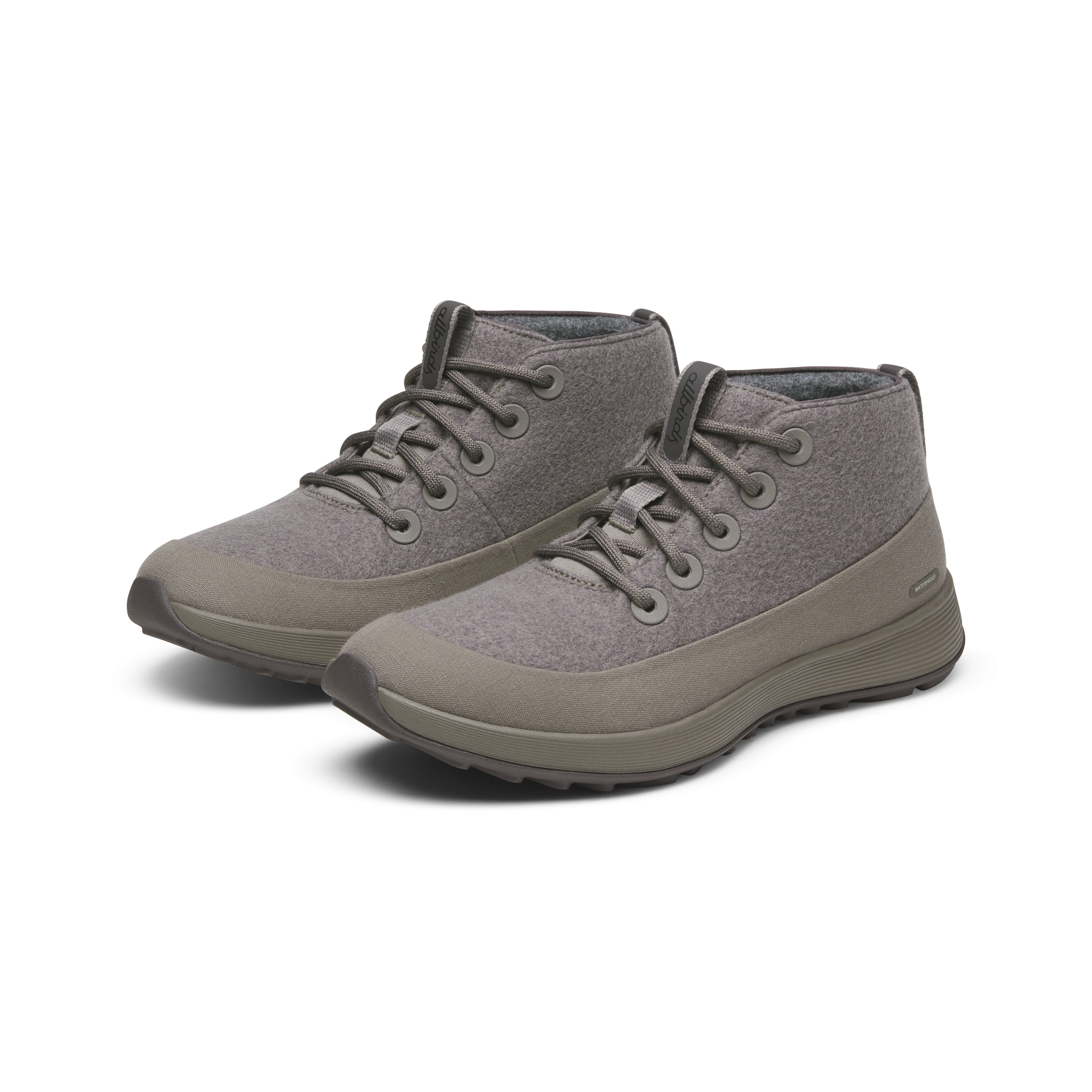Men's Wool Runner NZ Mid Waterproof - Weathered Brown (Weathered Brown Sole)