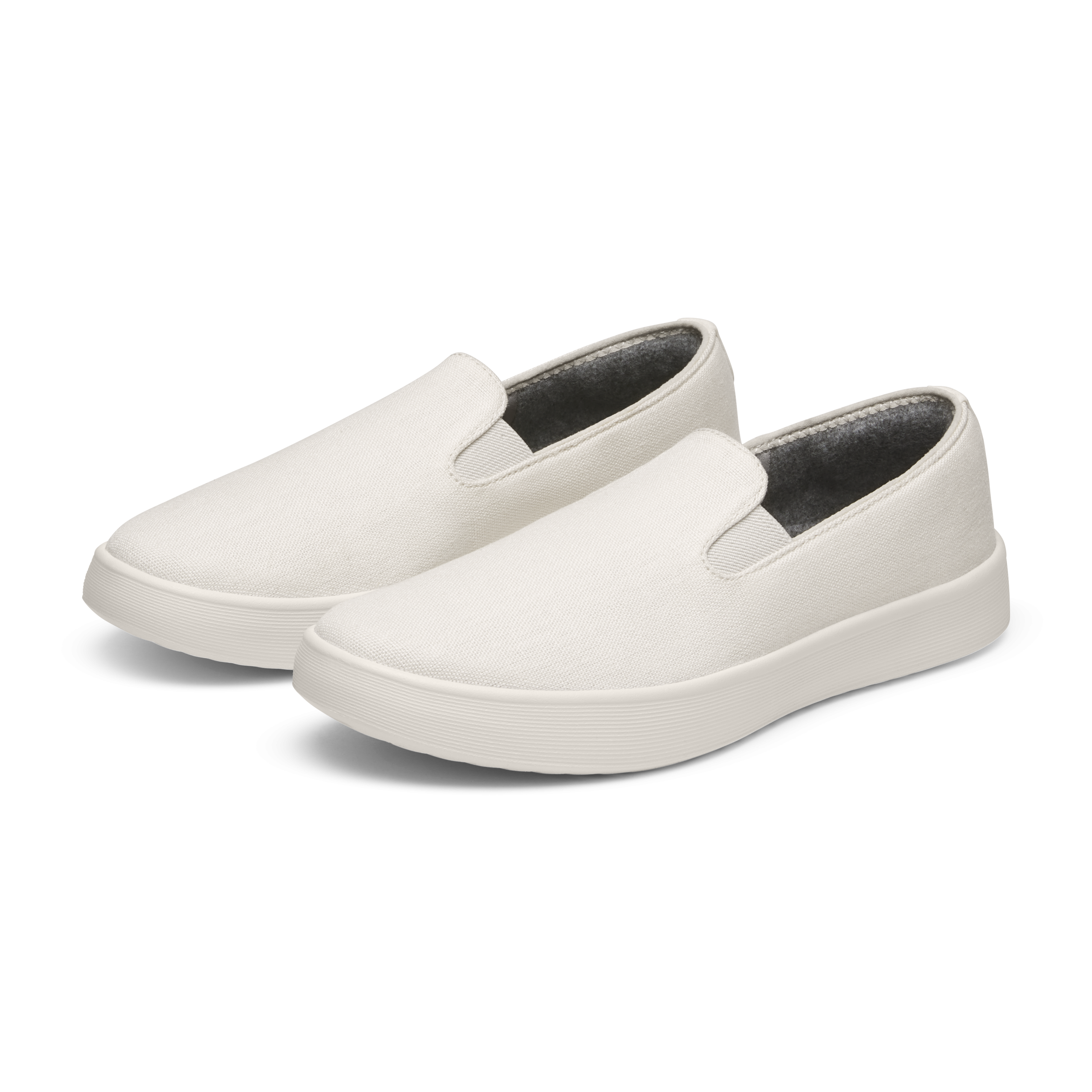 Men's Canvas Cruiser Slip On - Warm White (Natural White Sole)