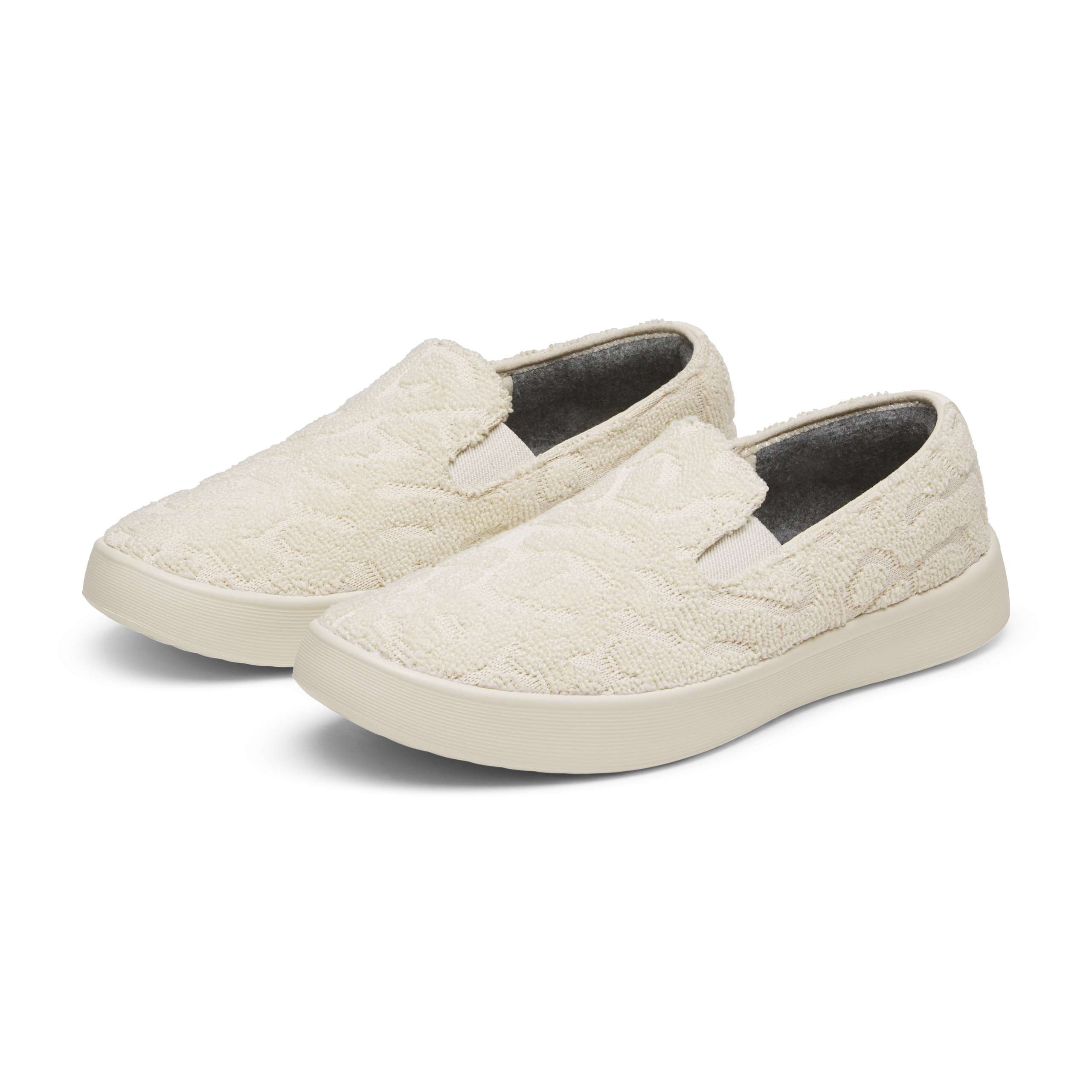 Men's Cruiser Slip On Terry - Warm White (Warm White Sole)
