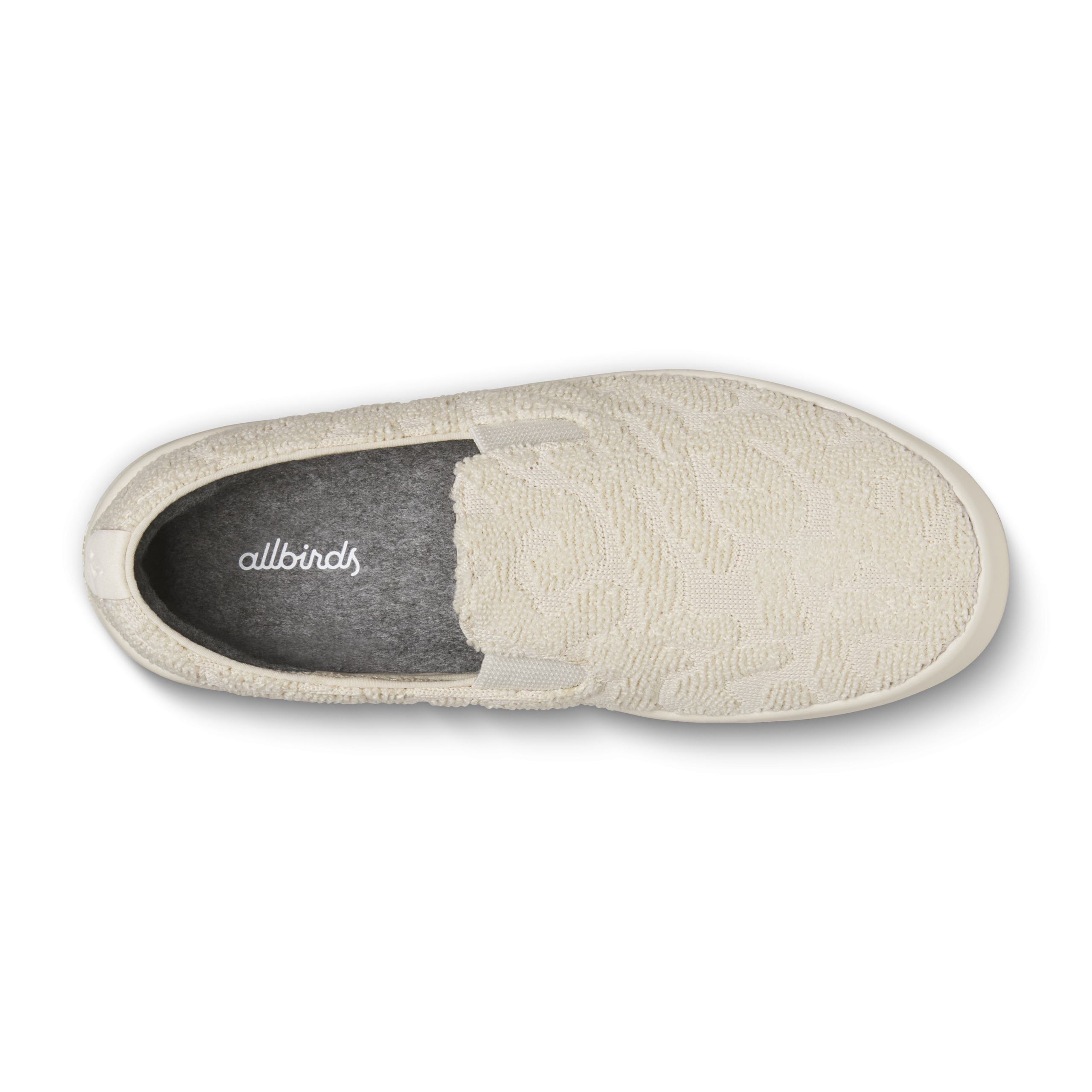 Women's Cruiser Slip On Terry - Warm White (Warm White Sole)