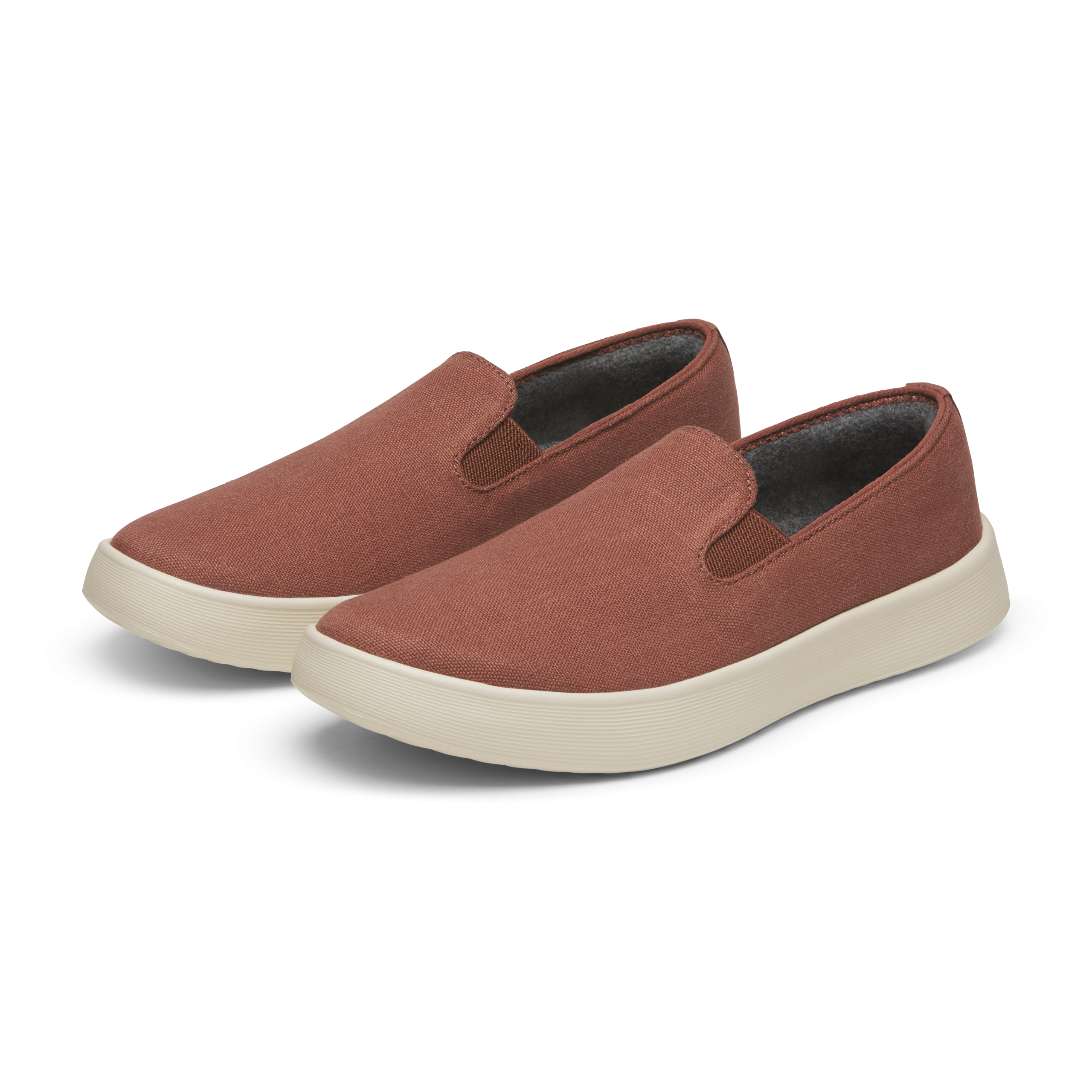 Men's Canvas Cruiser Slip On - Auburn (Warm White Sole)