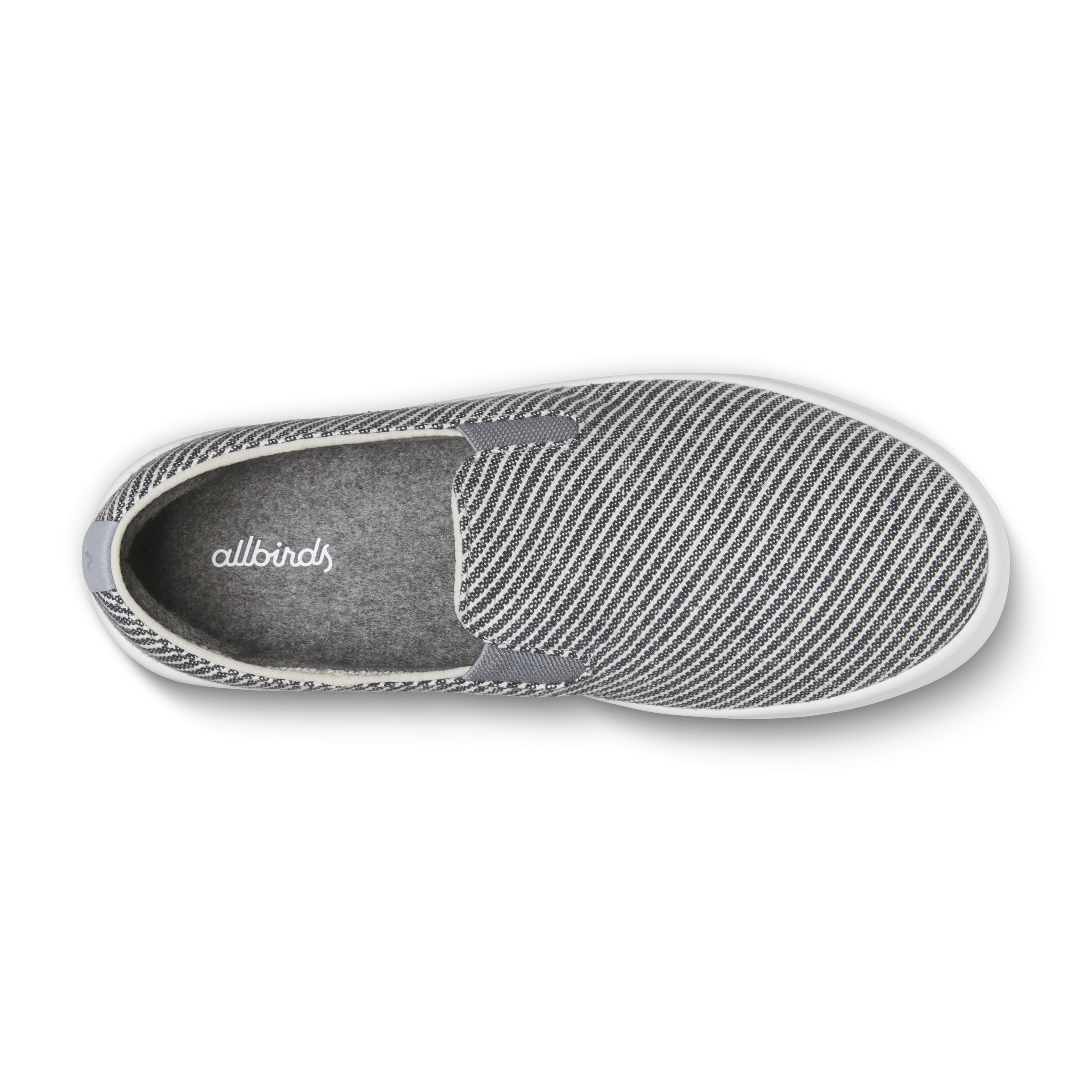 Men's Canvas Cruiser Slip On - Deep Navy Stripes (Blizzard Sole)