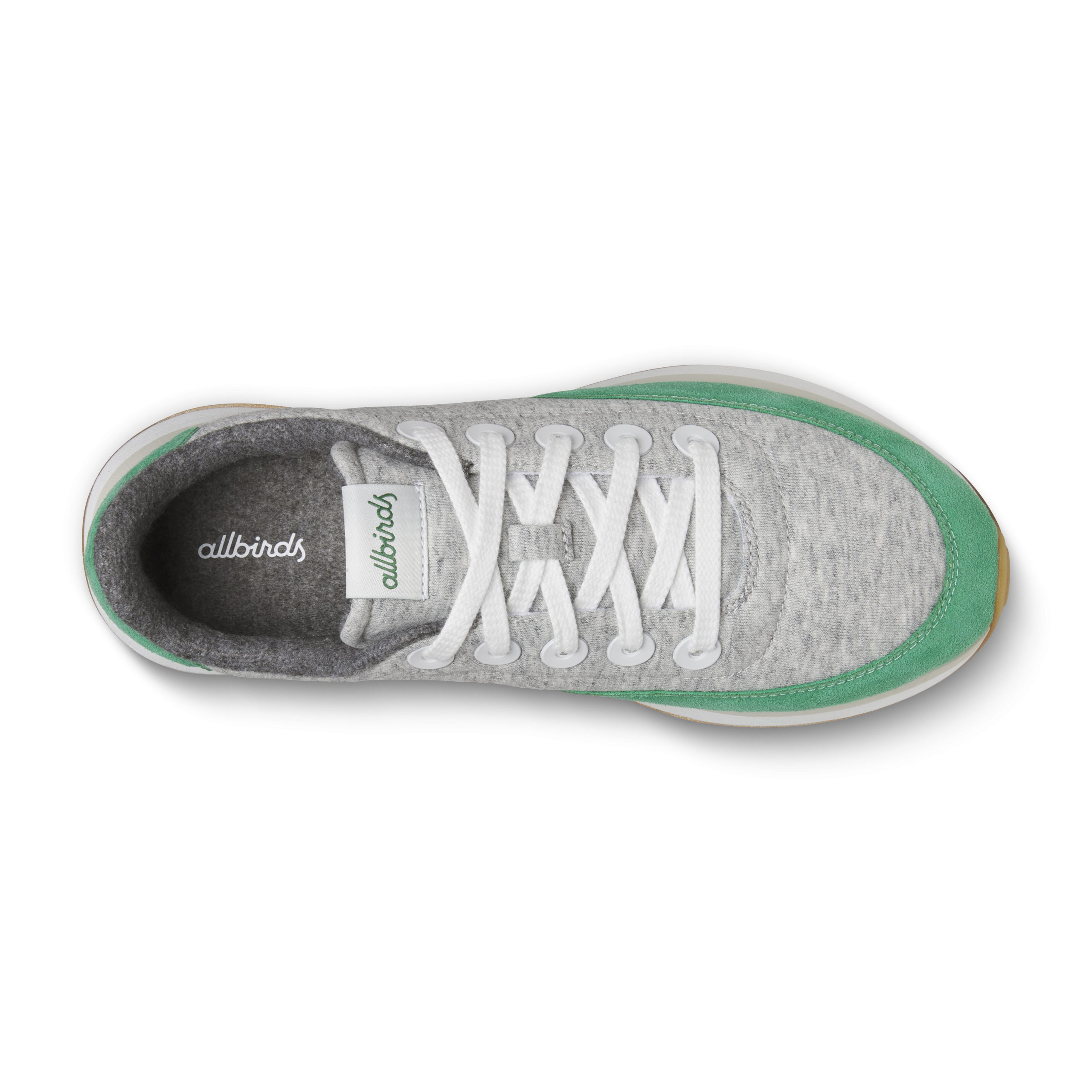 Men's Varsity Jersey - Light Grey/Verdant Green (Blizzard Sole)