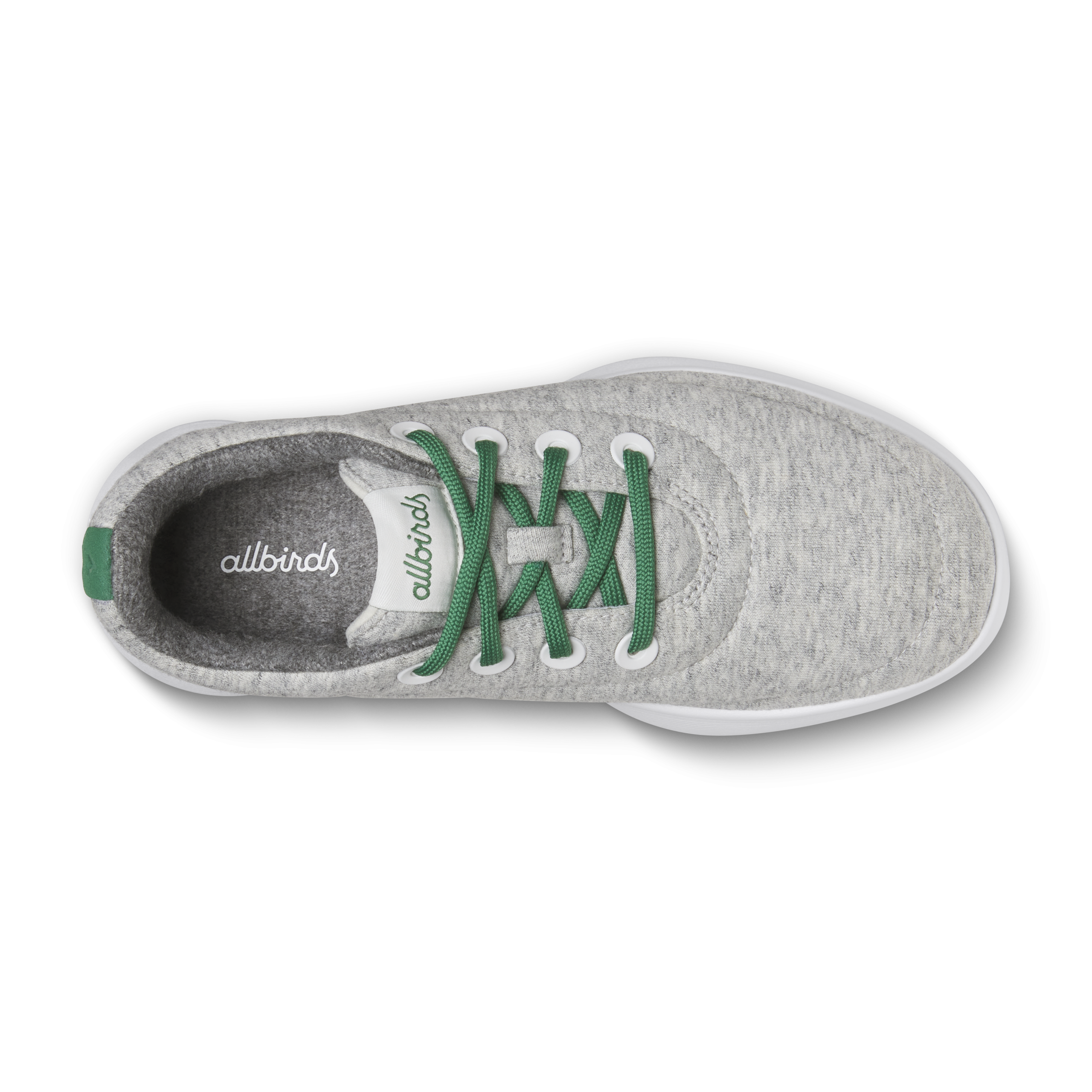 Men's Runner NZ Jersey - Light Grey/Verdant Green (Blizzard Sole)