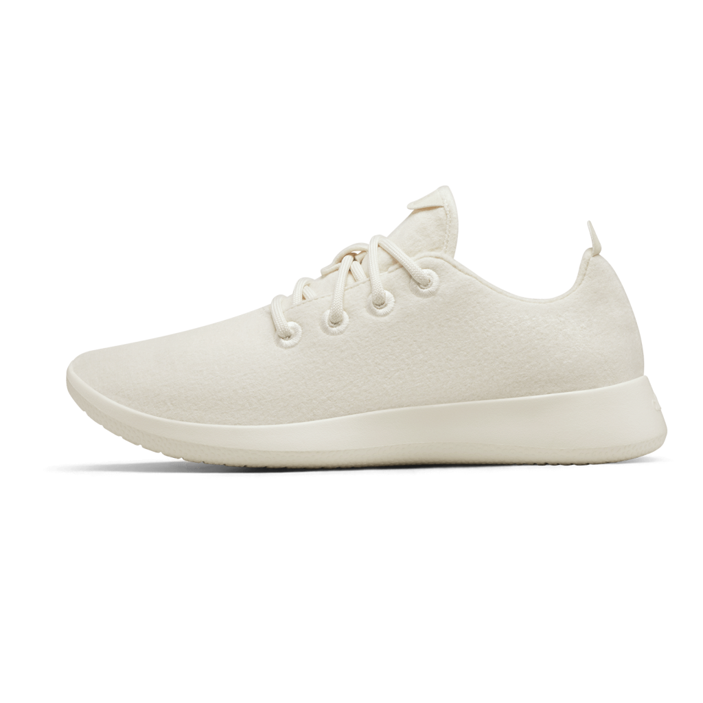Men's Wool Runner - Natural White (Cream Sole)