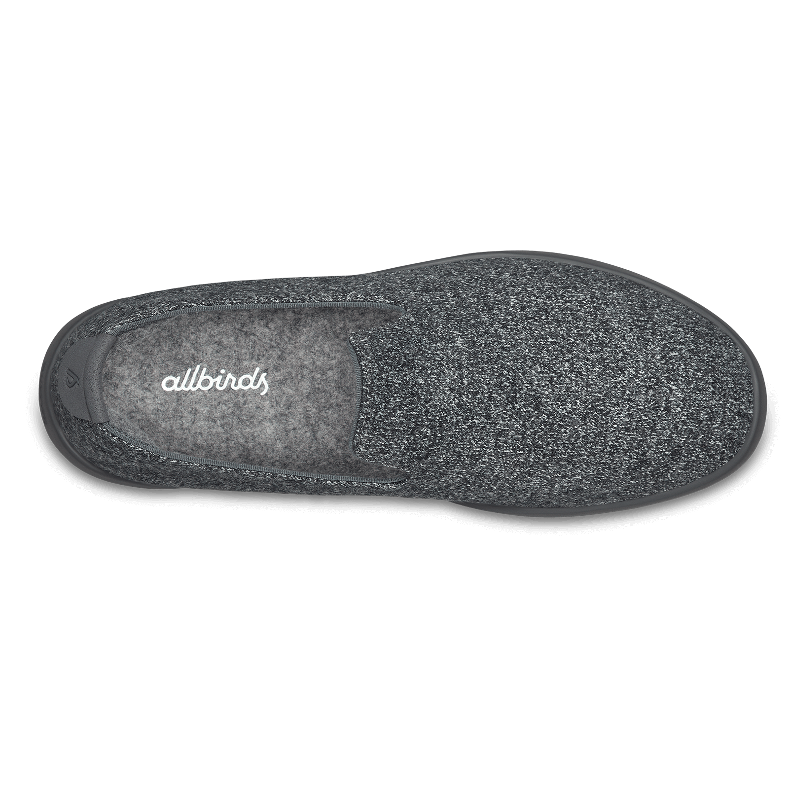 Women's Wool Lounger - Natural Grey (Dark Grey Sole)