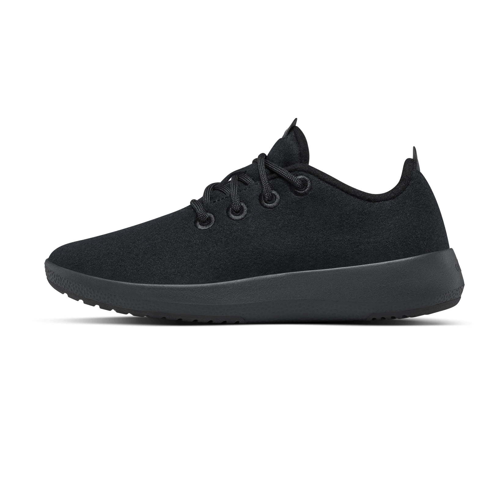 Women's Wool Runner Mizzle - True Black (Black Sole)